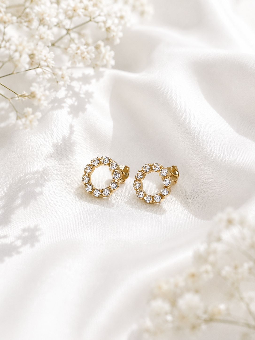 Aretes Strass Aurora - Gold Filled