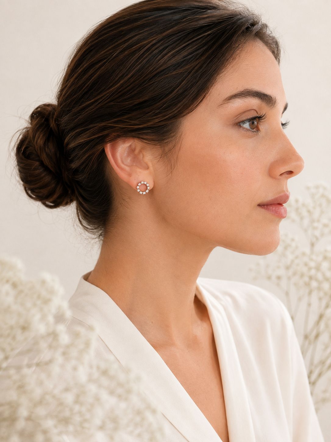 Aretes Strass Aurora - Gold Filled