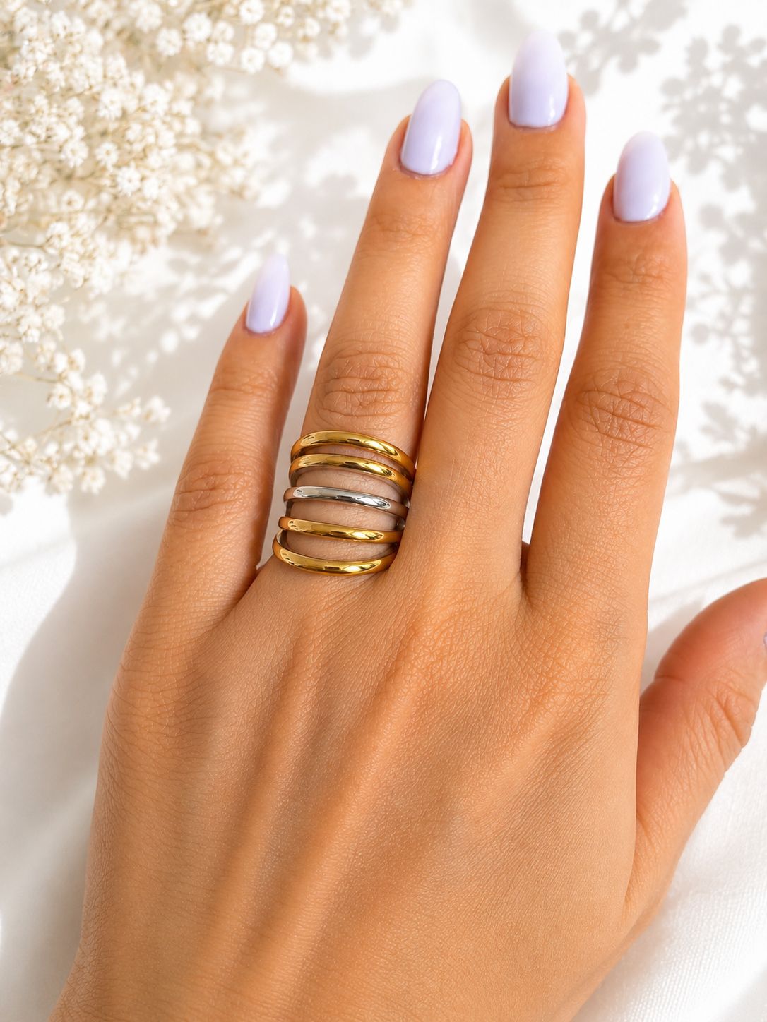Anillo Gaia - Acero Inoxidable