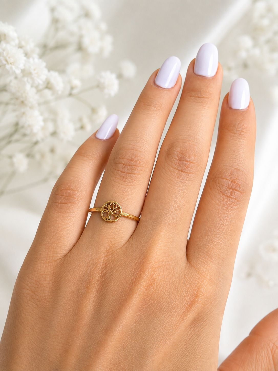 Anillo Árbol de la Vida - Acero Inoxidable