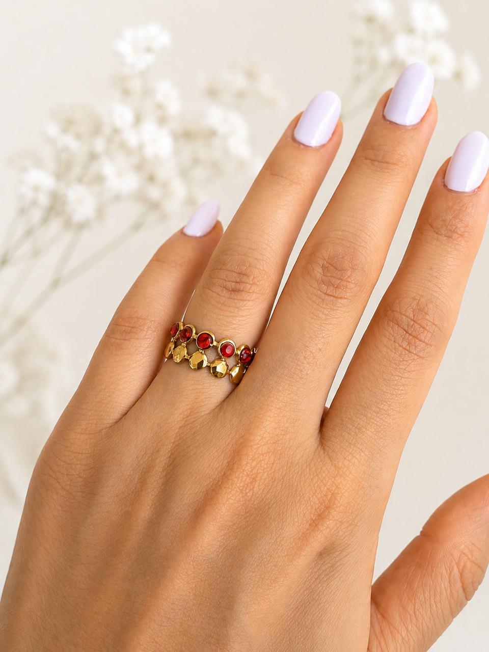 Anillo Rose - Acero Inoxidable 