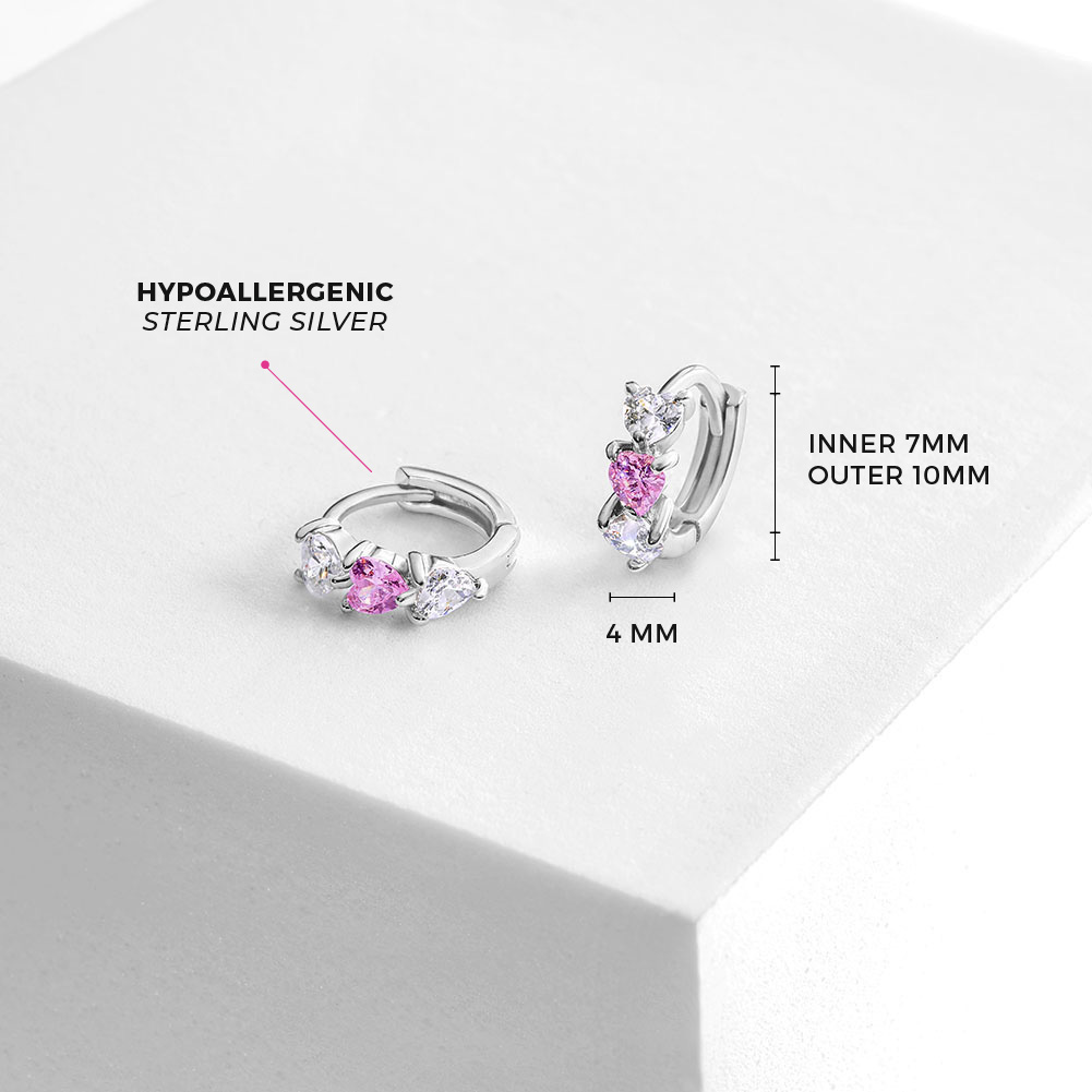 Mini Hoops - Plata 925