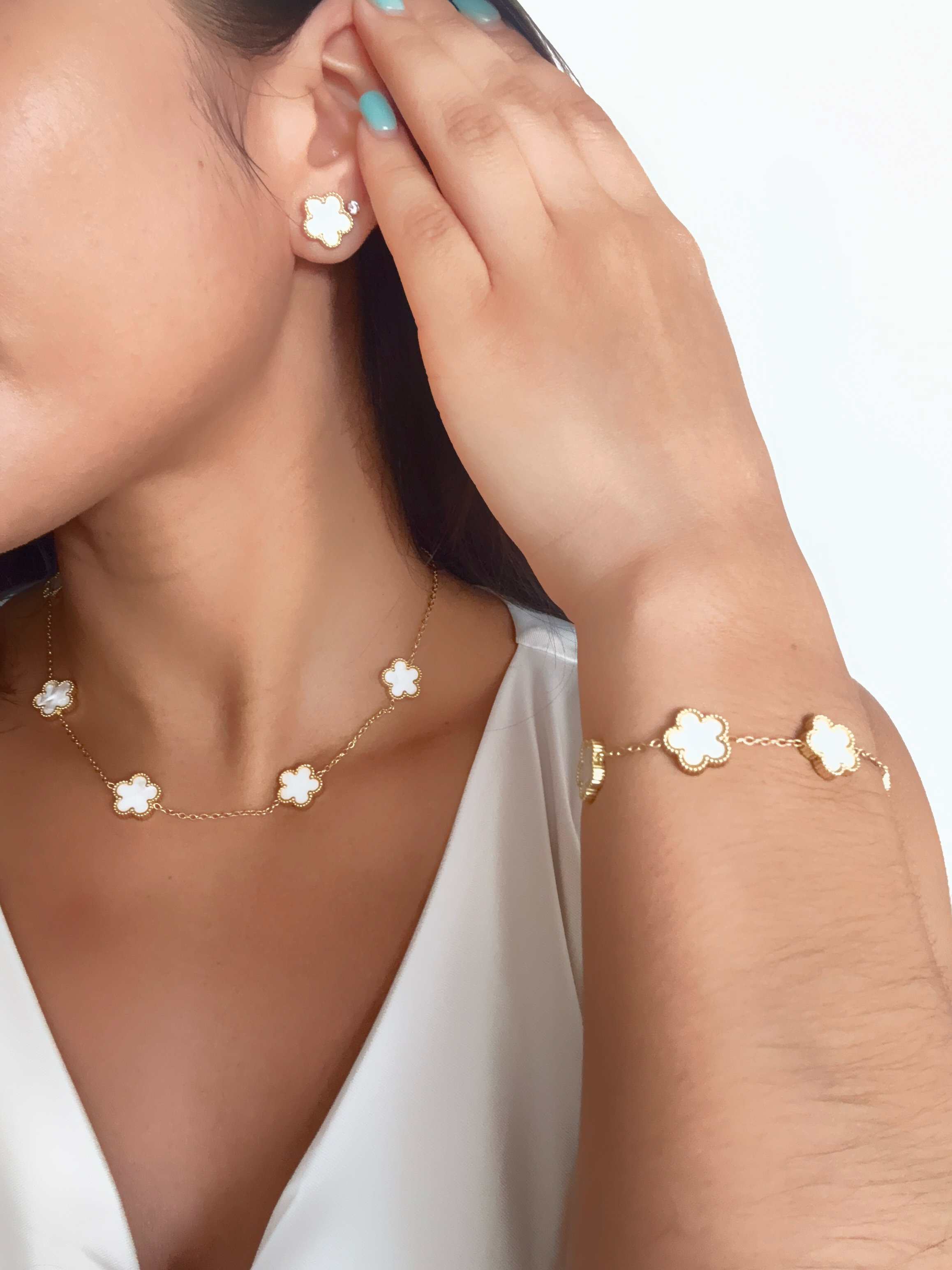 Trío Flor - Acero Inoxidable