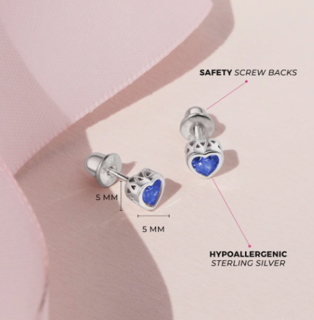 Corazón Azul - Plata 925
