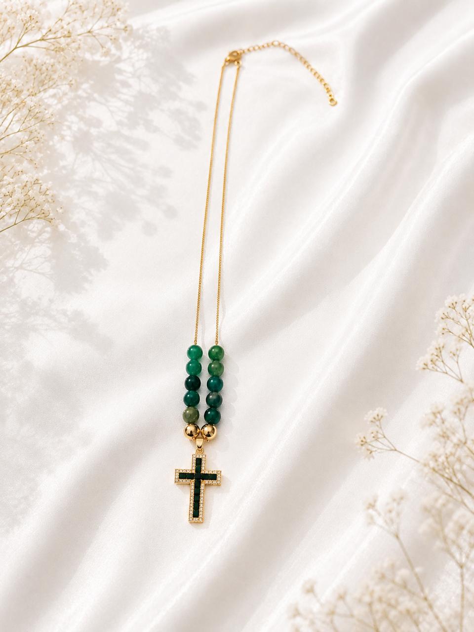 Collar Cruz Serena - Gold Filled